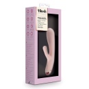 Wibrator króliczek Blush Elora Pink z potrójną stymulacją, silikon medyczny Puria, długość 20,3 cm - 1