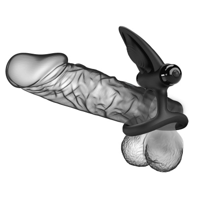 Wibrujący pierścień na penisa Vibration Cock Ring - 10 trybów, 11,3 cm - 1 2