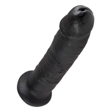 Dildo King Cock 9" Cock Dark – realistyczne dildo PVC z podstawą ssącą, kompatybilne ze strap-on, 24 cm, Ø 5,3 cm - 4
