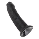 Dildo King Cock 9" Cock Dark – realistyczne dildo PVC z podstawą ssącą, kompatybilne ze strap-on, 24 cm, Ø 5,3 cm - 6