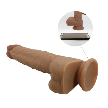 Wibrator Jonathan z przyssawką i funkcją thrusting, 21 cm - 7