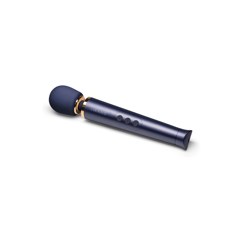 Masażer różdżkowy Petite Navy - silikonowa głowica 4,35 cm, elastyczna szyjka 1,88 cm, długość 25,4 cm - 4