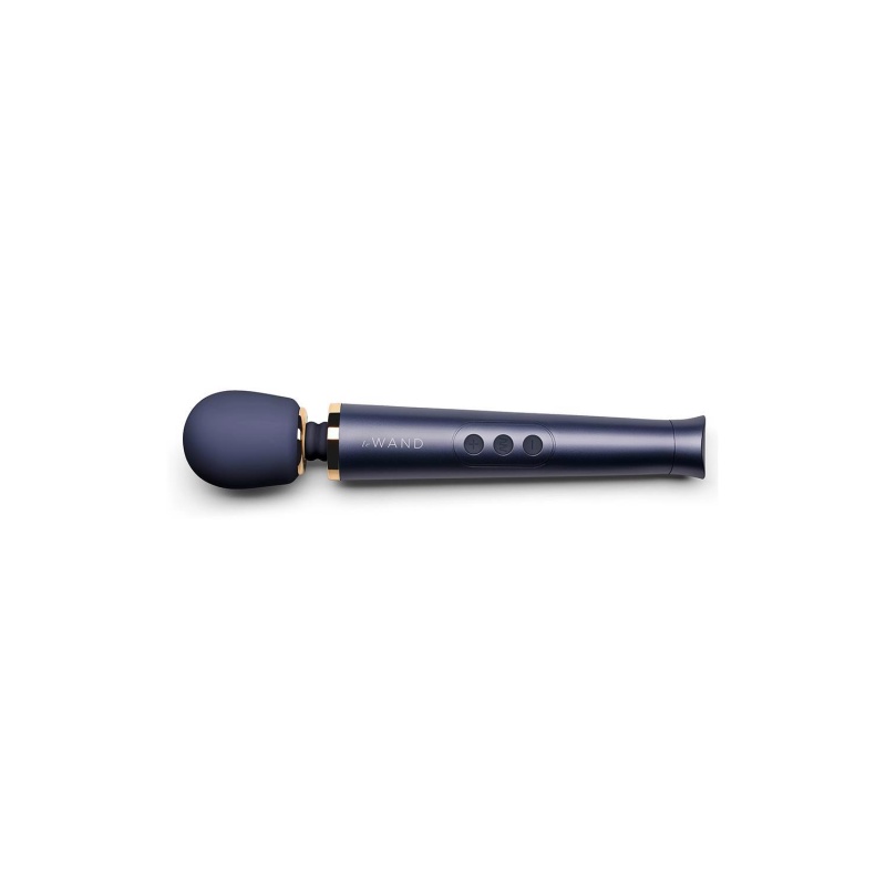 Masażer różdżkowy Petite Navy - silikonowa głowica 4,35 cm, elastyczna szyjka 1,88 cm, długość 25,4 cm - 5