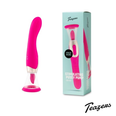 Pleasure Pump With G-Spot Vibrator - Pink - 1