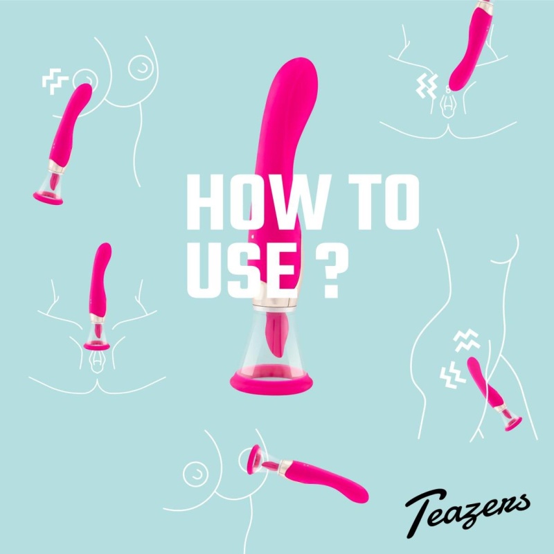Pleasure Pump With G-Spot Vibrator - Pink - 2