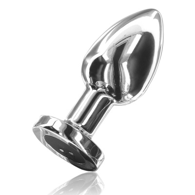 Korek analny wibrujący The Glider Large ze stali nierdzewnej, 10,2 cm - 1