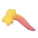 Dildo silikonowe Power Monsters Flamebeast - fakturowany wał 22,5 cm z przyssawką - 6