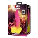 Dildo silikonowe Power Monsters Flamebeast - fakturowany wał 22,5 cm z przyssawką - 8
