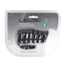 Vibrating Ribbed Silicone Cock Sleeve and Ball Ring - Black - 2