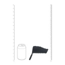 Vibrating Ribbed Silicone Cock Sleeve and Ball Ring - Black - 5