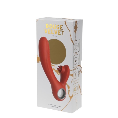 Rouge Velvet - G-Spot + Licking Vibrator - 1