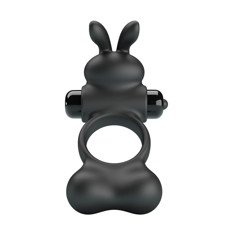 Wibrujący pierścień na penisa YUSUF 10 cm z 10 funkcjami wibracji - 3