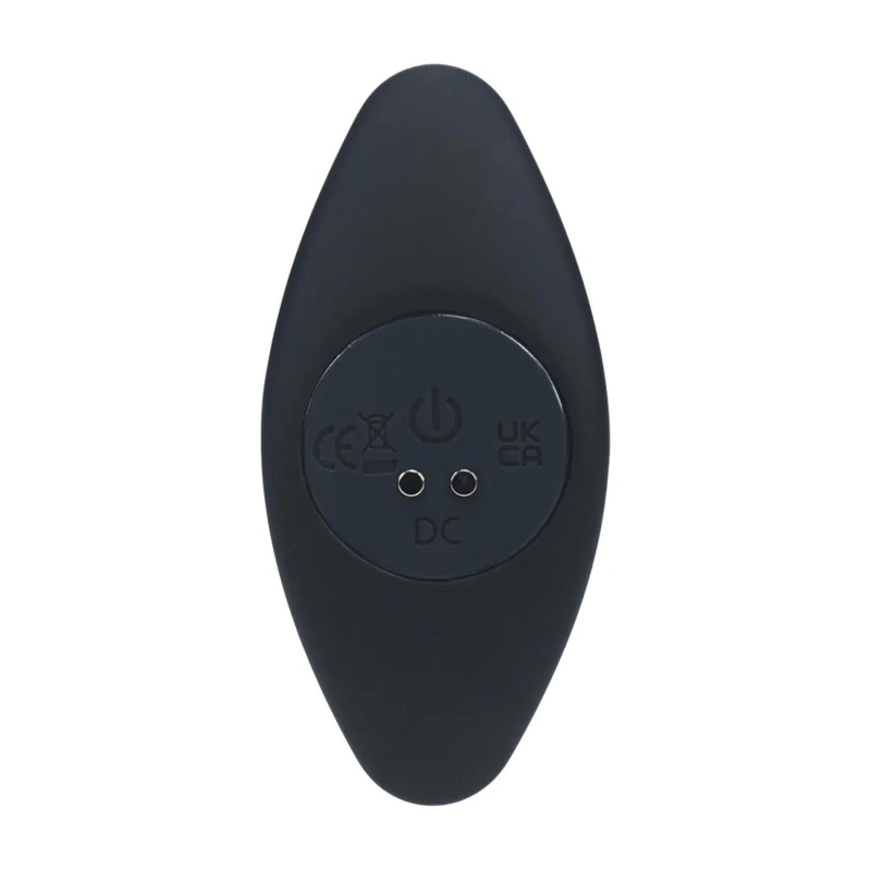 Tri Bulb Vibrating Silicone Anal Plug - Black - 4