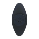 Tri Bulb Vibrating Silicone Anal Plug - Black - 4
