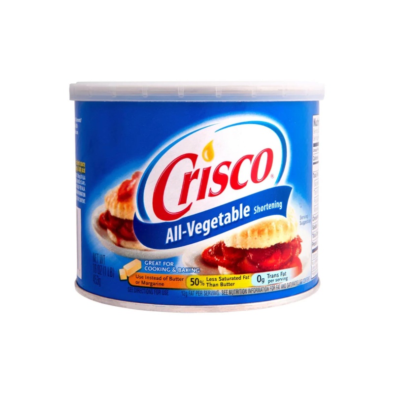 Crisco All-Vegetable Shortening - 16 oz / 453 gr - 1
