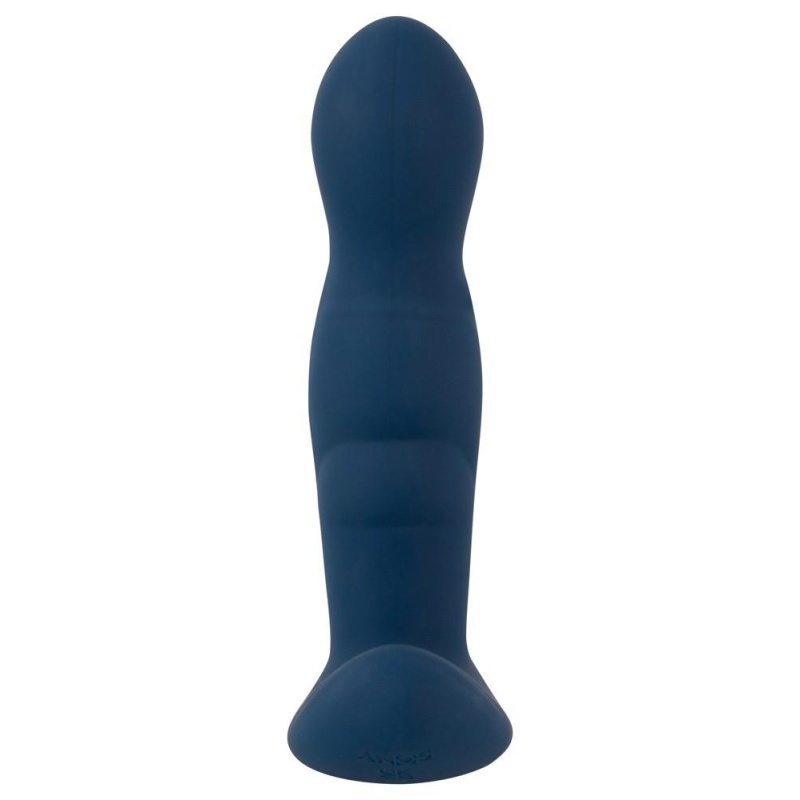Stymulator prostaty ANOS RC Swinging Plug – końcówka rotacyjno-wibracyjna, szeroki stoper, długość 13,3 cm - 6