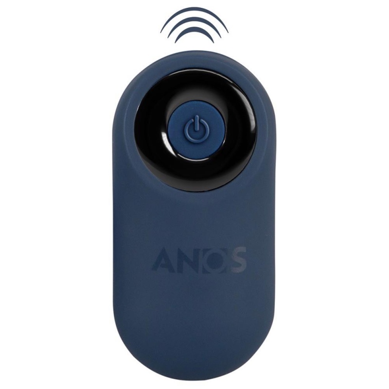 Stymulator prostaty ANOS RC Swinging Plug – końcówka rotacyjno-wibracyjna, szeroki stoper, długość 13,3 cm - 7