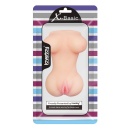 Masturbator kieszonkowy X-Basic 12 cm beżowy - 1