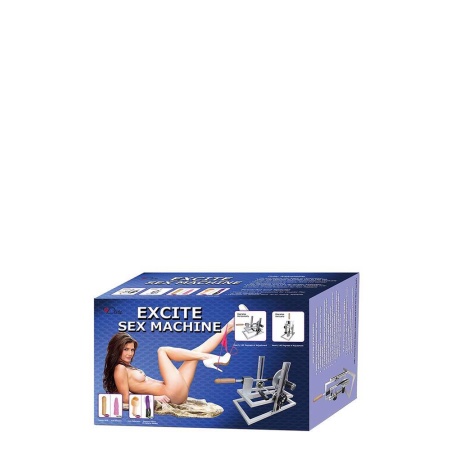 Maszyna do stymulacji na profilach EXCITE SEX MACHINE - regulacja pozioma i pionowa, wysuw ramienia do 25 cm - 1