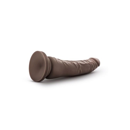 Realistyczne dildo 8.5 Chocolate z przyssawką - 21,6 cm, średnica 3,8 cm - 5