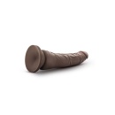 Realistyczne dildo 8.5 Chocolate z przyssawką - 21,6 cm, średnica 3,8 cm - 5