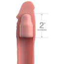 Nakładka na penisa FXTE 2 X-tension Light - silikonowa, rozciągliwa, 20,3 cm - 3