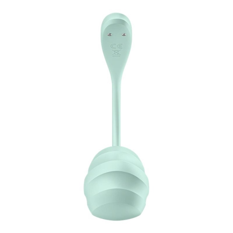 Wibrator jajeczko Satisfyer Smooth Petal - dwa silniki, aplikacja, silikon medyczny, 22 cm - 3