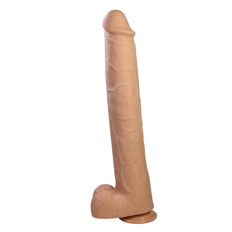 Realistyczne dildo Pat 40 cm z przyssawką - 3