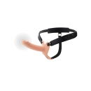 Strap-on Inferno hollow z wibracjami 16 cm - 1
