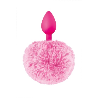 PINK POMPOM ANAL PLUG - 1