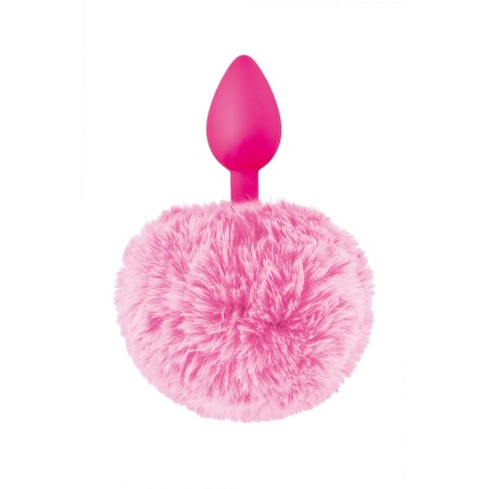 PINK POMPOM ANAL PLUG - 1