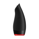 Masturbator oralny Teazers Heating - Black: podgrzewanie, wibracje, ssanie i ruch posuwisty - 2