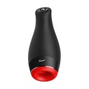 Masturbator oralny Teazers Heating - Black: podgrzewanie, wibracje, ssanie i ruch posuwisty - 3