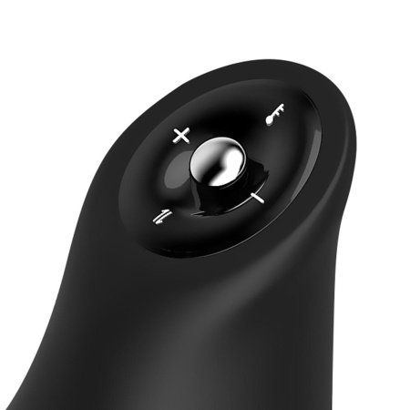Masturbator oralny Teazers Heating - Black: podgrzewanie, wibracje, ssanie i ruch posuwisty - 5