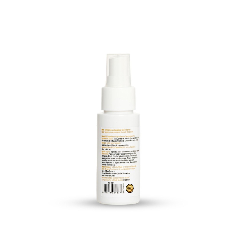 Spray intymny powiększający Extreme Enlarging Med 50 ml z aromatem kokosowym - 8