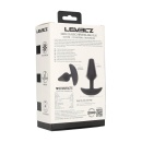 Classic Vibrating Silicone Anal Plug - S - Black - 3
