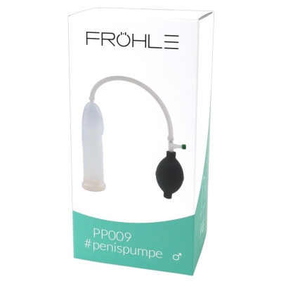 Anatomiczna Pompka do Penisa FRÖHLE PP009 Slim Fit z Ręczną Gruszką 21 cm, Ø 5 cm - 1