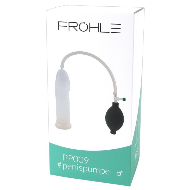 Anatomiczna Pompka do Penisa FRÖHLE PP009 Slim Fit z Ręczną Gruszką 21 cm, Ø 5 cm - 1