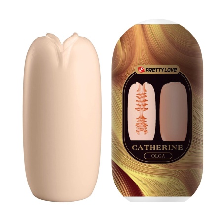 Masturbator Catherine OLGA 2 w 1 TPR 9 cm - 10