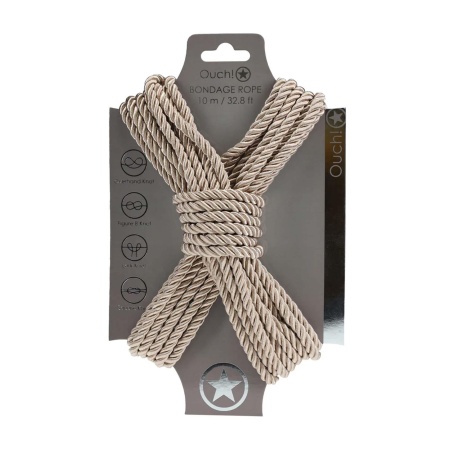 Polyester Bondage Rope - 32.8 ft / 10 m - Gold - 1