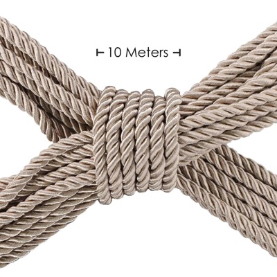 Polyester Bondage Rope - 32.8 ft / 10 m - Gold - 1 2
