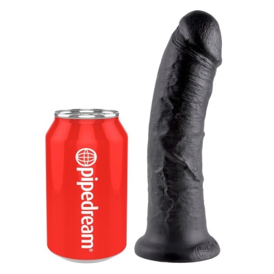 King Cock 8 inch Black - 1 2
