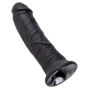King Cock 8 inch Black – realistyczne dildo z przyssawką i żyłkami, 21,5 cm, Ø 4,6 cm, kompatybilne ze strap-on - 5