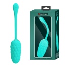 Jajko wibrujące Marina Egg Green z 12 funkcjami i morską teksturą, 22,5 cm - 1