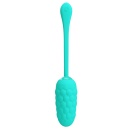 Jajko wibrujące Marina Egg Green z 12 funkcjami i morską teksturą, 22,5 cm - 5
