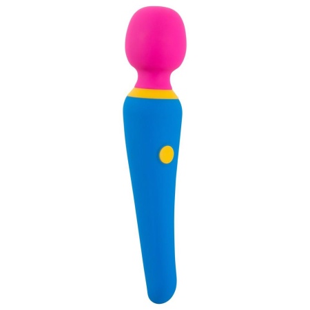 Masażer typu różdżka Wand Vibrator – ruchoma głowica masująca Ø 4 cm, 10 trybów wibracji, wodoodporny, długość 19,7 cm - 2