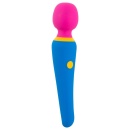 Masażer typu różdżka Wand Vibrator – ruchoma głowica masująca Ø 4 cm, 10 trybów wibracji, wodoodporny, długość 19,7 cm - 2