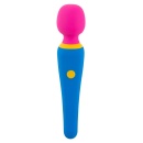 Masażer typu różdżka Wand Vibrator – ruchoma głowica masująca Ø 4 cm, 10 trybów wibracji, wodoodporny, długość 19,7 cm - 3