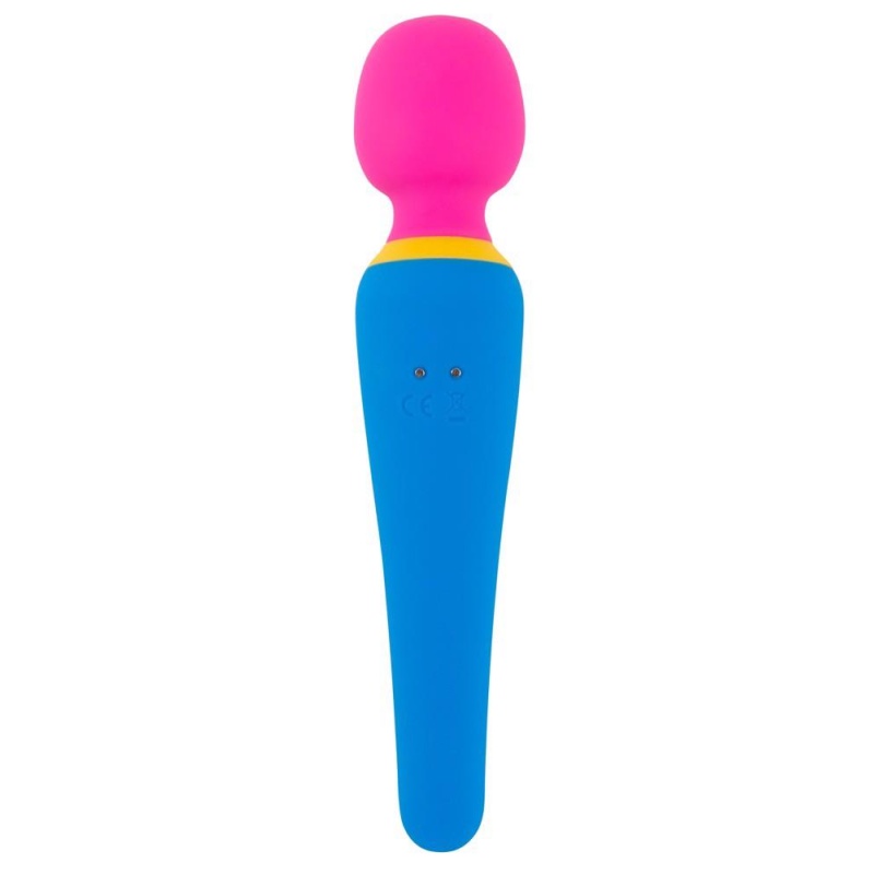 Masażer typu różdżka Wand Vibrator – ruchoma głowica masująca Ø 4 cm, 10 trybów wibracji, wodoodporny, długość 19,7 cm - 5