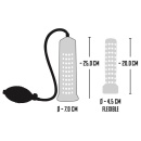 Pompa próżniowa do prącia Fantastic Power Pump z rękawem nubbingowym i zaworem spustowym, cylinder 25 cm - 6